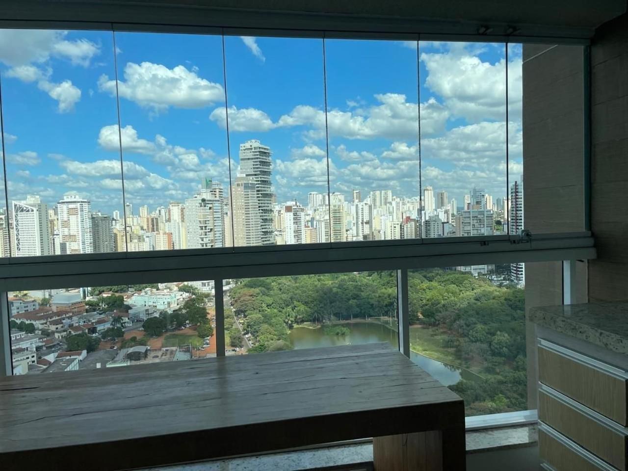 Moderno Flat Com Vista Para O Parque Vaca Brava Goiânia Dış mekan fotoğraf