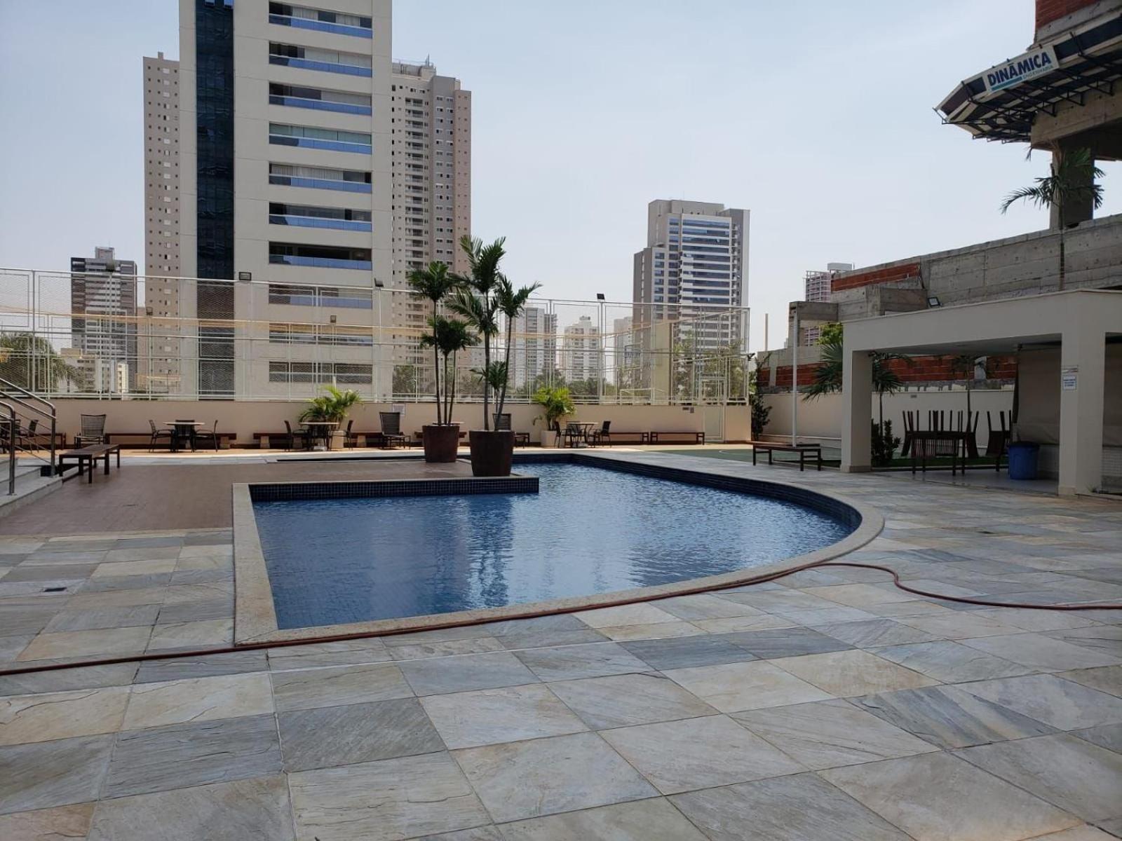 Moderno Flat Com Vista Para O Parque Vaca Brava Goiânia Dış mekan fotoğraf